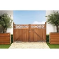 Bangkirai tuinpoort "Belmonte" (dubbel) 40x3000x1800mm met trellis / incl. beslag bc ~