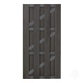 WPC-antraciet FSC tuindeur "Basic" recht met alu- antra liggers 29x900x1800mm incl. beslag bc ~
