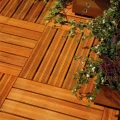 Almendrillo FSC tuintegel 6/3L 15mm 30x500x500mm semi-ribbel / RVS bc > ~