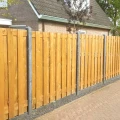 Beton hoekpaal diamantkop 85x85x2800mm (t.b.v. tuinscherm recht) [antraciet] ~
