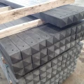 Beton hoekpaal diamantkop 85x85x2800mm (t.b.v. tuinscherm recht) [antraciet] ~