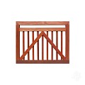 Bangkirai tuinpoort "Industrieel" 32x1000x800mm glad [blank geolied] ~