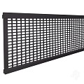 Aluminium antraciet lamel deco "Mix&Match" 20x256x1800mm rooster in krimpfolie ~