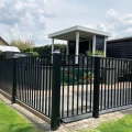 Aluminium tuinpoort "Industrieel" 30x1000x850mm incl. beslag [zwart gepoedercoat] ~