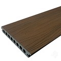 Elephant vlonderplank "Naadloos" houtcomposiet FSC 21x140x4000mm co-ex Natural dark brown houtnerf ~