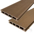 DuoWood vlonderplank Bfl houtcomposiet FSC 25x160x4000mm kleur Teak ribbel profiel /vlak ~