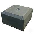 Elephant rechte betonpoer antraciet 180x180x100mm excl. beslag ~