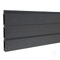Elephant lamel triple Rhombus houtcomposiet FSC 20x141x1800mm (6 stuks) rock grey ~