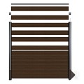 Elephant lamel triple Rhombus houtcomposiet FSC 20x141x1800mm (6 stuks) co-ex natural dark brown ~
