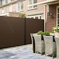 Elephant lamel triple Rhombus houtcomposiet FSC 20x141x1800mm (6 stuks) co-ex natural dark brown ~