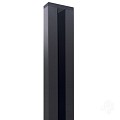 Elephant geassembleerde wand/start profiel t.b.v.  Modular/M&M schutting 25x68x2000mm antraciet ~