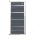Elephant tuindeur Modular Evo houtcomposiet 90x195 cm Rock Grey, alu beslag ~