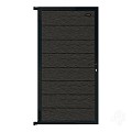 Elephant tuindeur Modular Evo houtcomposiet 180x90 cm Antraciet, antraciet beslag ~