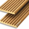 Garapa decking 19x145x1800 mm groef/semi-ribbel ~