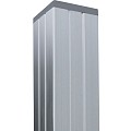 Aluminium paal (geanodiseerd) 7x7x270cm tbv 180cm modular scherm ~