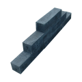 Stapelblok Oud Hollands grijs of zwart 60x15x15 cm. ~