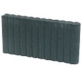 Rondoband mini palissade zwart 50x40x6 cm. ~