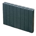 Quadroband mini palissade zwart 50x40x6 cm. ~
