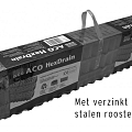 ACO Garagepack lijngoot met verzinkt stalen rooster 3 st. ~