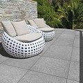 Keramische tegel Geoceramica® Entrée Bb Stone Light Grey 60x60x4 cm. ~