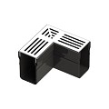 Gardendrain Grey Grating Corner 6,5/10 cm. ~