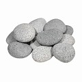 Beach Pebbles grijs 3-6 cm. in korf - KG prijs~