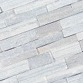 Stone Panel Snow White Marble 60x15x1,5-2,5 cm (minder geschikt voor buiten)~