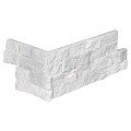 Stone Panel White Marble hoek (40+20)X15X1,5-2,5 cm. (uitlopend 2026) OP=OP ~