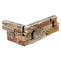 Stone Panel Rustic Terra hoek (40+20)x15x3-4 cm. (uitlopend 2026) OP=OP ~