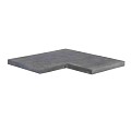 Vietn. hardsteen geschuurd facet binnenhoek 40/40x20x3 cm. (uitlopend 2026) OP=OP ~