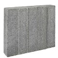 Donker grijs graniet G654 stapelblok gevlamd 50x12x12 cm. ~