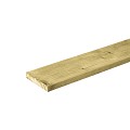 Vuren  plank geschaafd, geïmpregneerd  2,8x9,5x360~