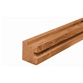 Douglas hoekpaal met sponning 9,5x9,5x300 ~