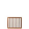 Bankirai tuinpoort Kader 80x100~