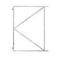 Stalen deurframe 120x155 universeel incl. duimen~