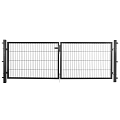 Poort compleet dubbel antraciet 100x150~