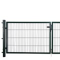 Poort compleet dubbel groen 120x150~