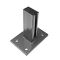 Bodemplaat rechthoek antra 10x15cm~