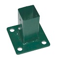 Bodemplaat vierkant groen 10x10cm~