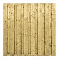 Vuren Scherm 180x180 15 plank RVS geschaafd roefd~