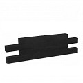 Garden Wall Black 60x12x12 cm. ~