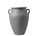ANTIQUE amphora 90 liter antraciet plantenpot * ~