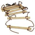 Touwladder met 6 sporten 200 cm ~