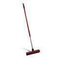 Rubberen bezem/wisser lip 30 cm met steel ~