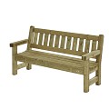 Parkbank Zeist robuust 180cm 3- zits geïmpregneerd~
