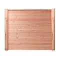 Douglas geschaafd blokhutprofiel 2,8x19,5x400 cm. onbehandeld. ~