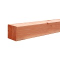 Douglas geschaafde paal duplo verlijmd 14x14x400 cm. onbehandeld. ~