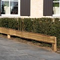 Douglas fijnbezaagd schaaldeel 1,9x12-25x250 cm. onbehandeld. ~