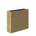 Terrasbloembak Elan Excellent, 93x30x103 cm. groen geïmpregneerd. ~