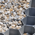ECCO grindmat - splitplaat HDPE grijs met vliesdoek 120x80x3 cm. Aktie ~